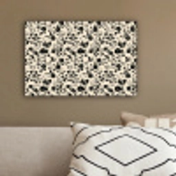 Bloemen - Dessin - Zwart canvas 2cm klein 34 -sfeer3