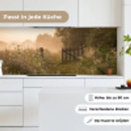 Hek - Natuur - Mist - Veld keuken achterwand 2 middel -sfeer4_DE