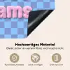 Sweet dreams - Vierkanten - Roze - Blauw Inductie beschemer met haakjes klein -ky-onderkant-de