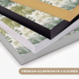 Bladeren - Botanisch - Groen Textielframe zwart klein 947 -USP_kleurenNL