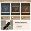 Leeuw - Goud - Druppels Light Box met batterij (Wandlamp) middel -USP_lichtkleurNL