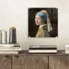 Meisje met de parel - Schilderij - Oude meesters - Vermeer plexiglas 5mm klein -sfeer1