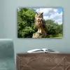 Uil - Boomstronk - Bos - Lucht canvas 2cm klein -sfeer4