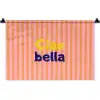 Verticaal - Strepen - Oranje - Ciao bella Wandkleed katoen klein -zz3d
