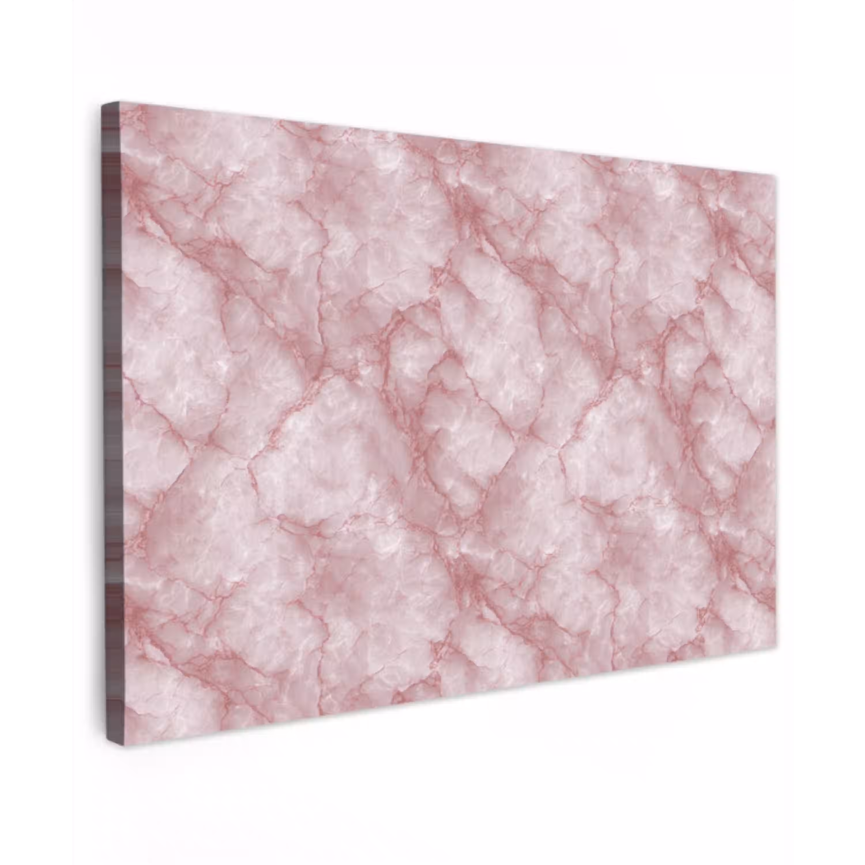 Roze - Kwartsmarmer - Aders canvas 2cm klein 34 -z3d