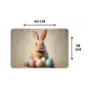 Paashaas - Pastel - Eieren Placemat vinyl groot -specs
