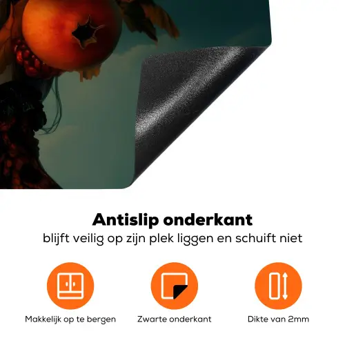 Vrouw - Granaatappel - Herfst - Zonnebril Inductie beschermer vinyl 3mm klein -zzzzzzz-td-onderkant