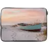 Rustiek - Roeiboot - Zandstrand laptophoes neopreen klein -zkaufland3dotto