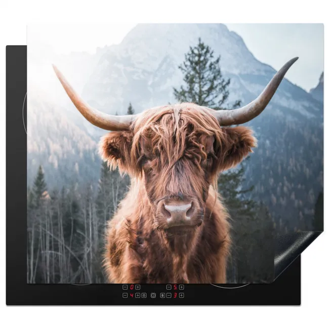 Alpenbewaker bij Dageraad Inductie beschermer vinyl 3mm middel -3d