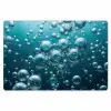 Luchtbellen - Dynamisch - Blauw Placemat vinyl groot -zzsfeer1_Kitchenyeah-website