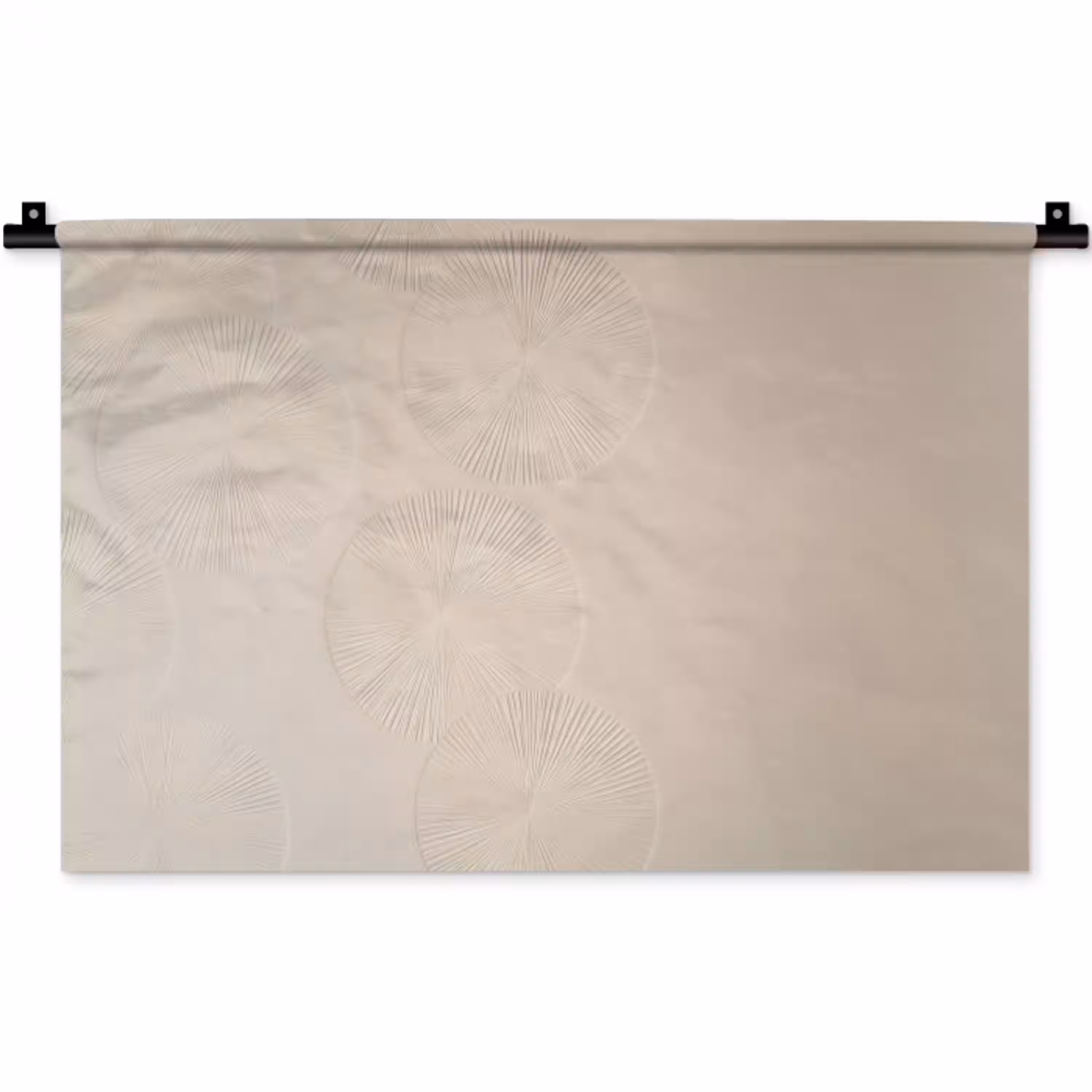 Japandi - Beige - Modern Wandkleed katoen klein -zz3d