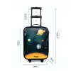 Planeten van het zonnestelsel Kinderkoffer - Zwart klein -productfoto_formaten