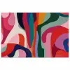 Vormen - Bochten - Kleurrijk - Abstract poster papier klein -3d
