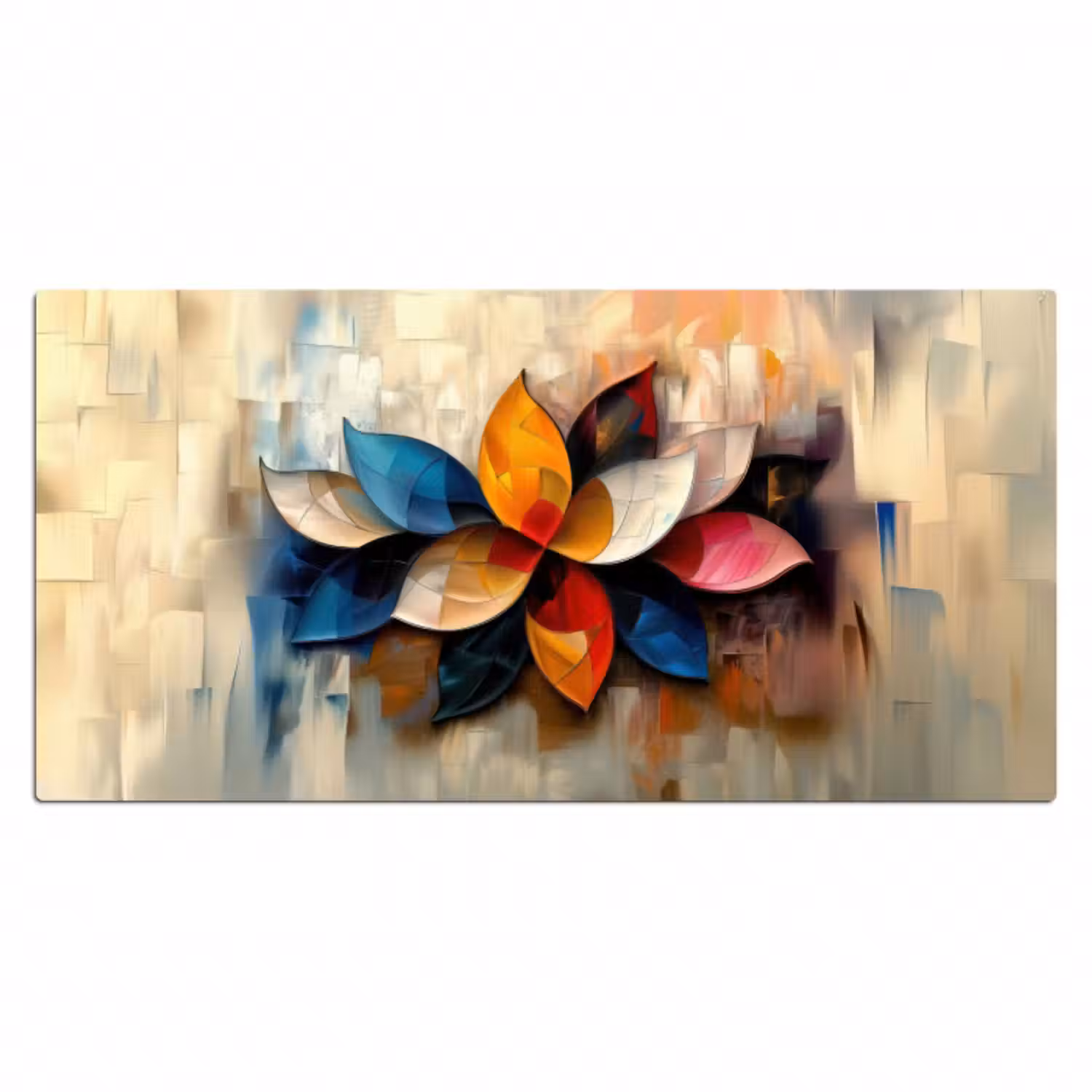 Schreibtischunterlage - Blume - Abstrakt - Bunt - Blätter