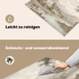 Landhuis - Rivier - Vee Inductie beschemer met haakjes klein -ky-schoon-de