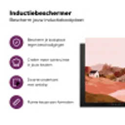 Heuvellandschap - Grafisch - Terracotta Inductie beschermer vinyl 3mm middel -zzzzzzz-cc-usp