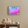 Sterren - Roze - Blauw Light Box met batterij (Wandlamp kind) middel -sfeer2_kind