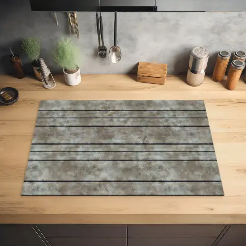 Retro - Plank - Patronen Inductie beschermer vinyl 3mm klein 276 -sfeer5