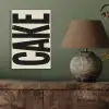 Beige - Japandi - Cake - Decoratie aluminium wit klein -sfeer2