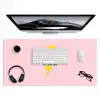 Grl pwr - Bliksem - Roze Muismat XXL klein -3d
