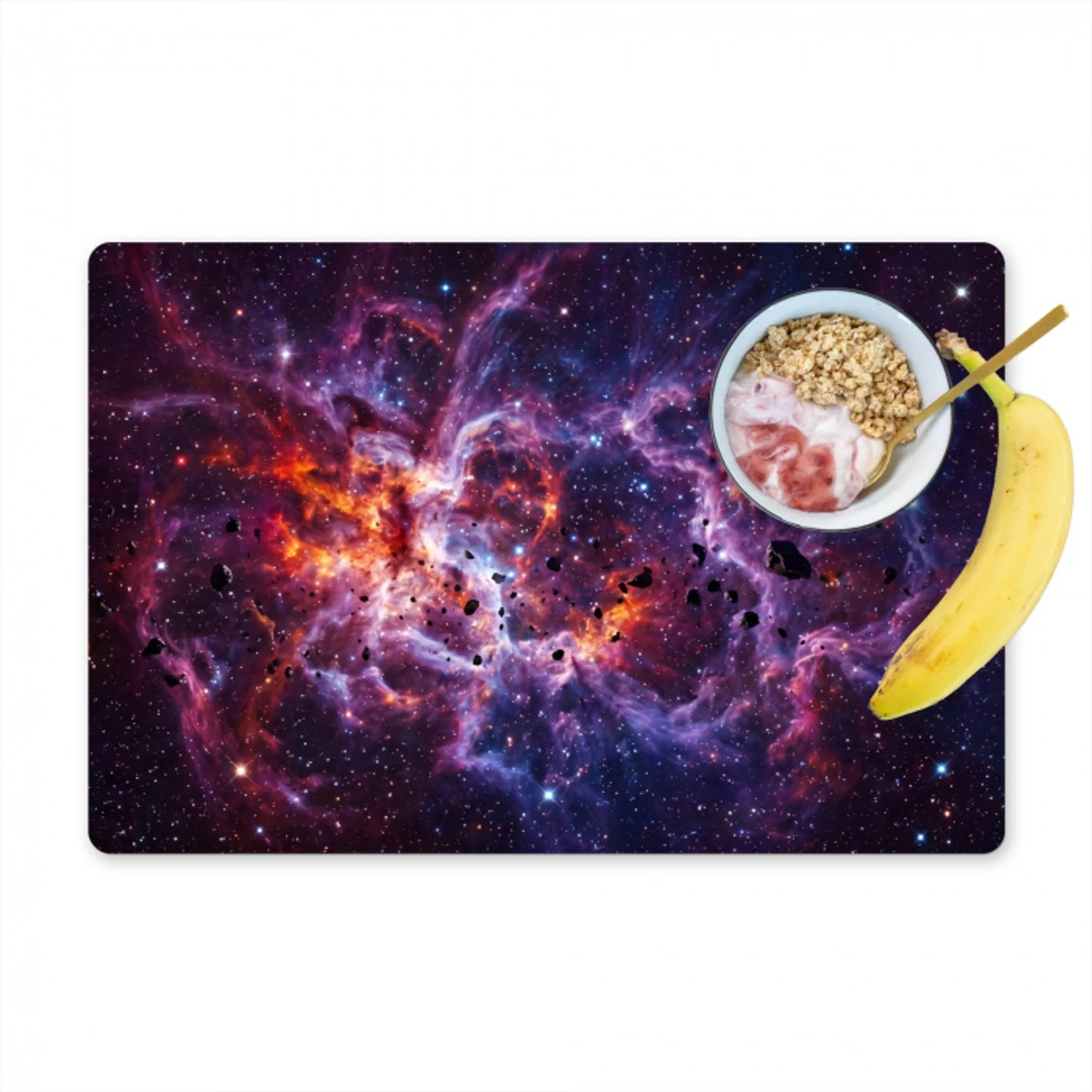 Space - Stars - Abstract - Colorful Placemat vinyl groot -zzzproduct_Kitchenyeah-website