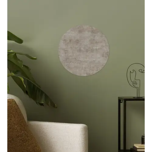 Retro - Beton - Patroon Wandcirkel behangsticker klein 186 -sfeer2