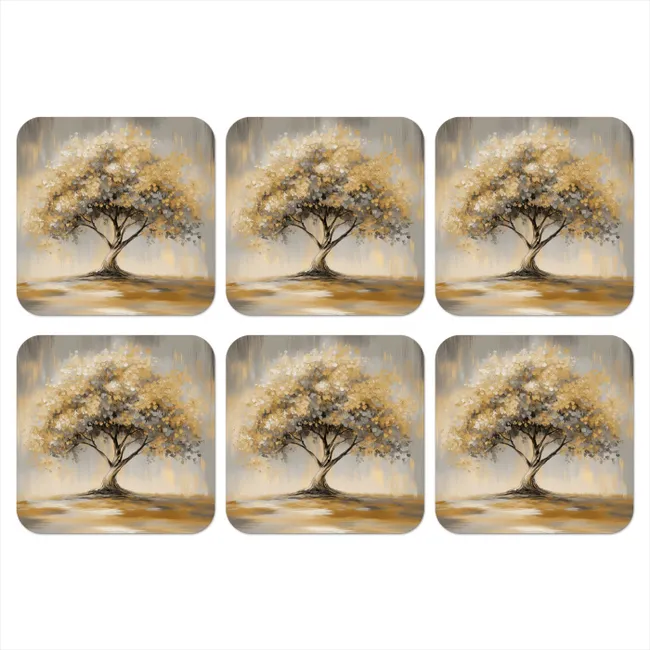 Coaster - Painting - Tree - Abstract - Leaves