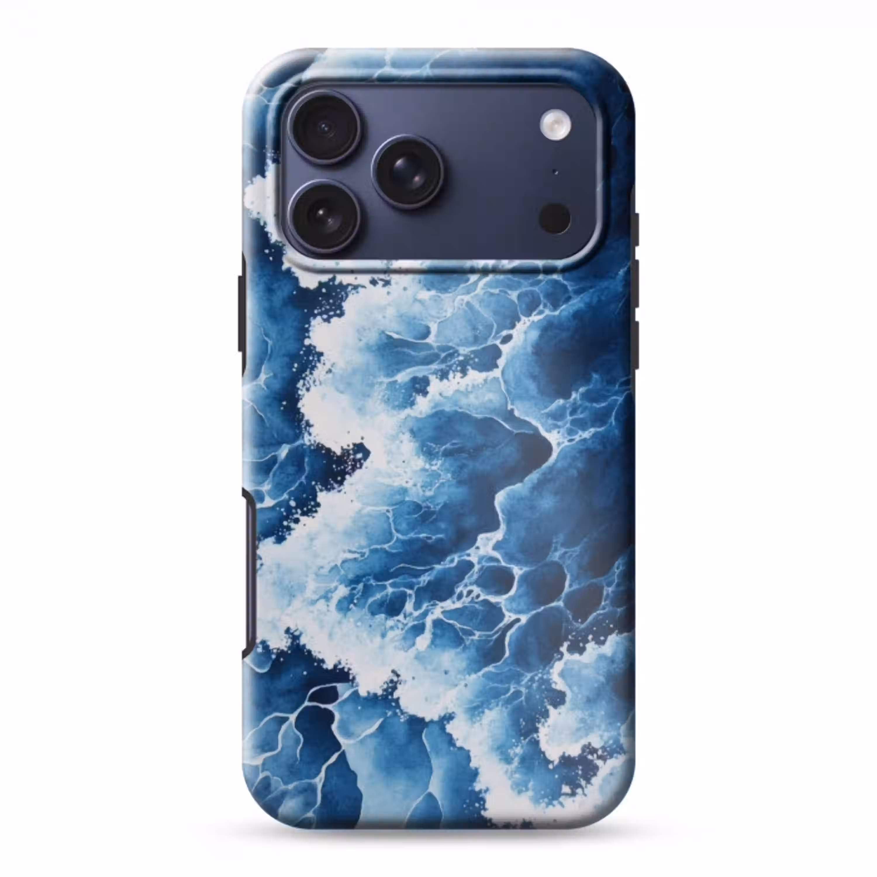 Golven - Blauw - Schuim Toughcase MagSafe Apple iPhone 17 Pro Max klein -3d