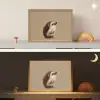 Egel - Snuitje - Bruin - Stekels Light Box met batterij (Wandlamp kind) middel -sfeer3_kind