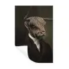 Oude Meesters - Schotse Hooglander - Dieren Muursticker klein -3d
