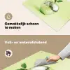 Groen - Disco - Decoratie - Appel Inductie beschemer met haakjes klein -ky-schoon-nl