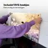 Viooltjes - bij - Zonlicht Inductie beschemer met haakjes klein -ky-ophangen-nl