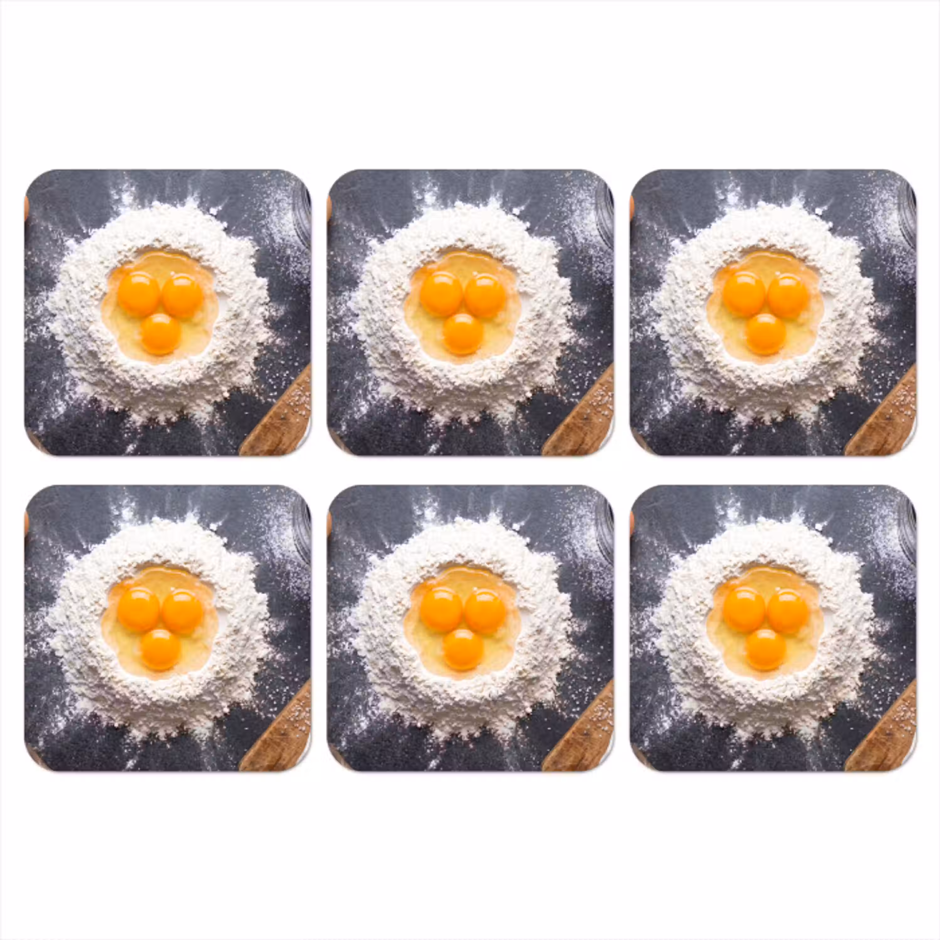 Eten - Bakken - Keuken onderzetter kurk middel -3d