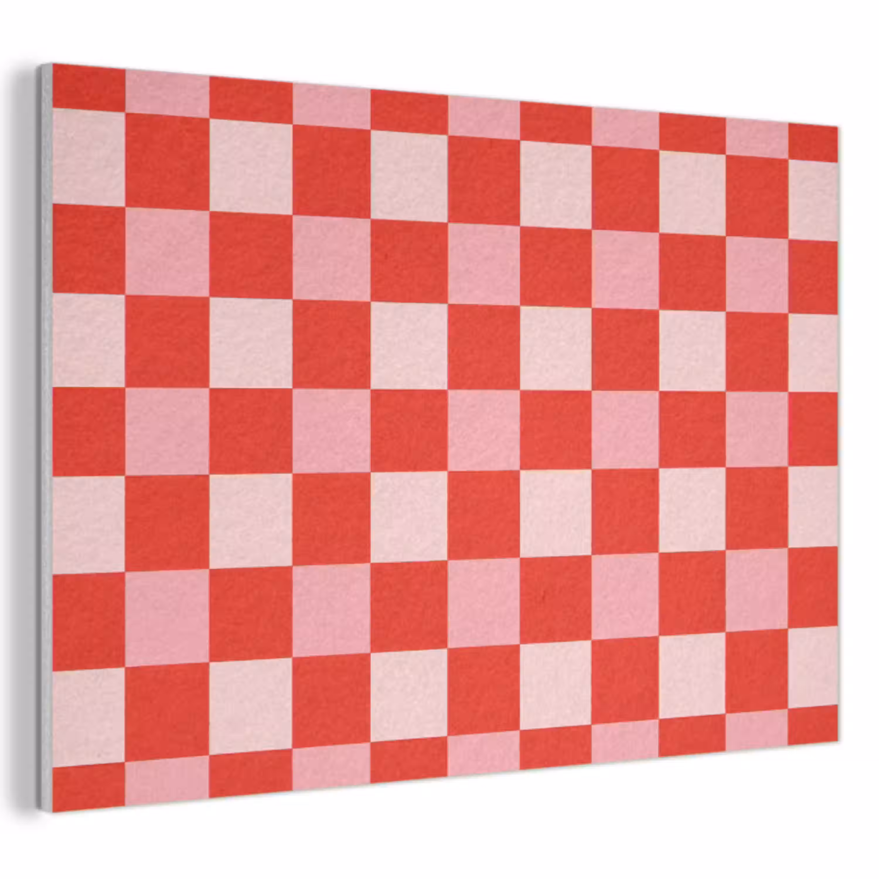 Vierkant - Klassiek - Rood PET vilt klein 837 -3d