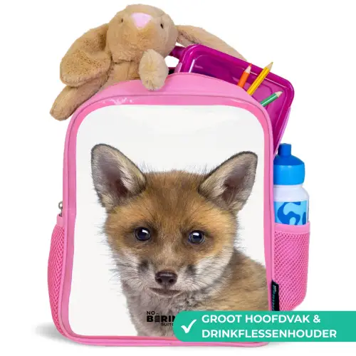 Victor Vos Kinderrugzak - Roze middel -inhoud_NL