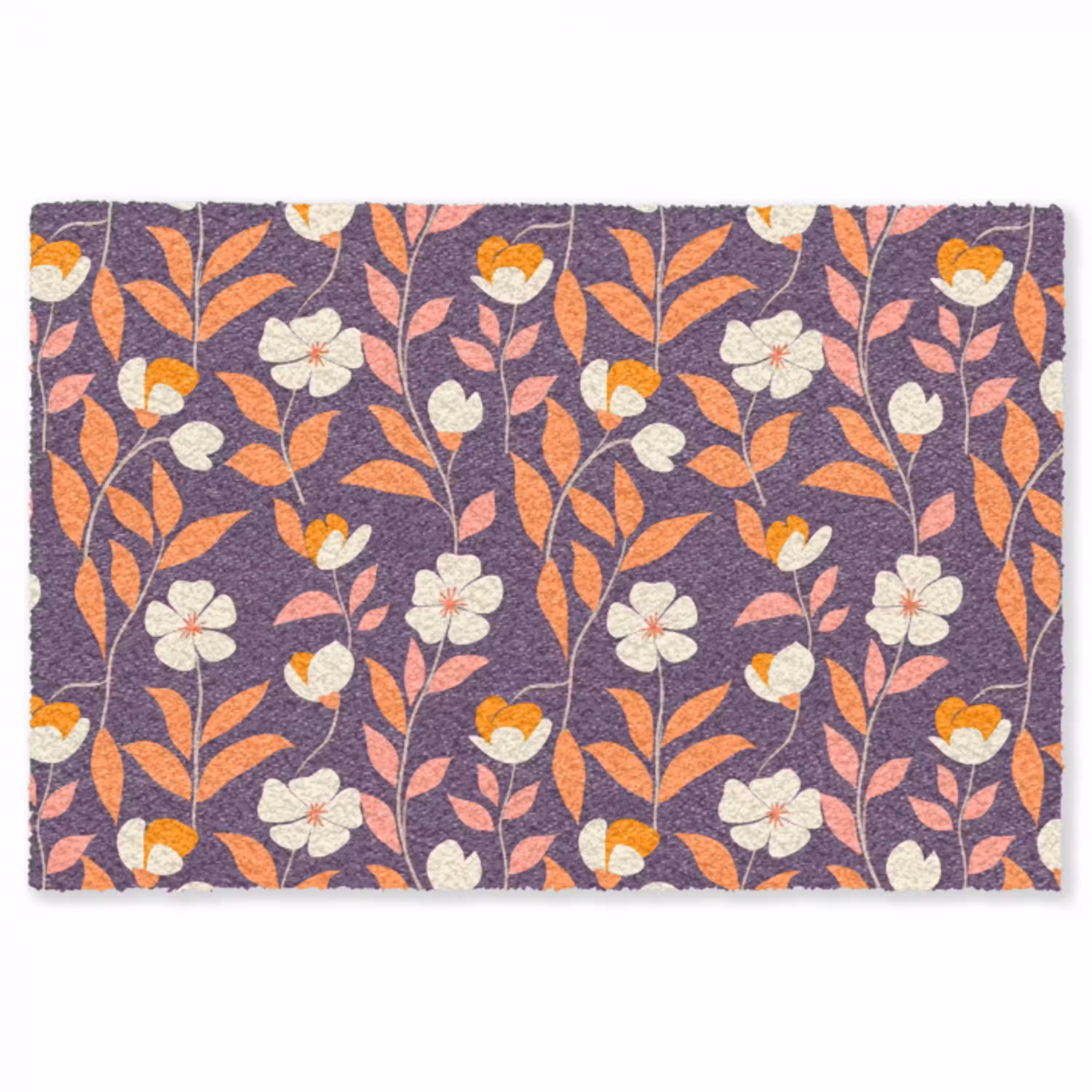 Boho - Vintage - Paars Vloerkleed Rechthoek klein 1091 -3d