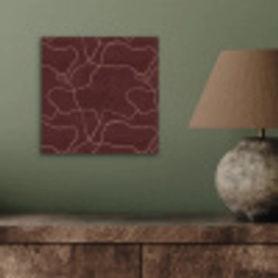 Abstract - Modern - Bruin aluminium wit klein 46 -sfeer2