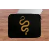 Slang - Minimalistisch - Goud laptophoes neopreen klein -tafel