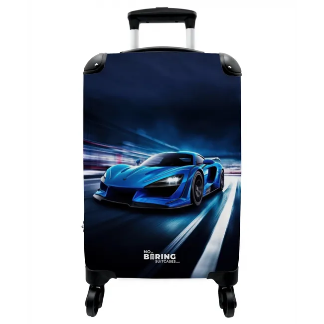 Suitcase - Blue blitz