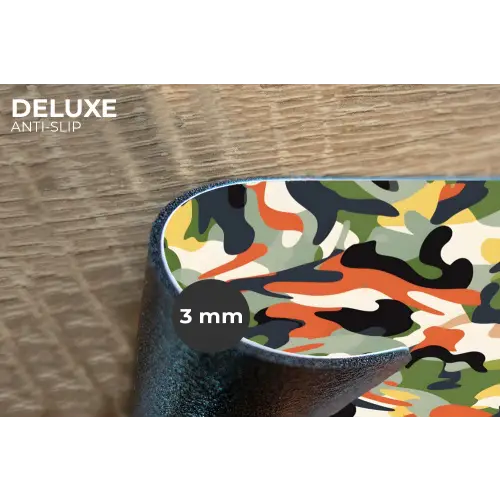 Kleurrijke - Camouflage - Organische - Vormen Placemat vinyl groot 368 -closeup