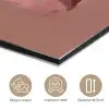 Illustratie - Vogels - Abstract - Roze aluminium wit klein -closeup_FR