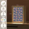Disco - Blauw - Patroon Light Box met kabel (Tafellamp) klein 925 -USP_NL