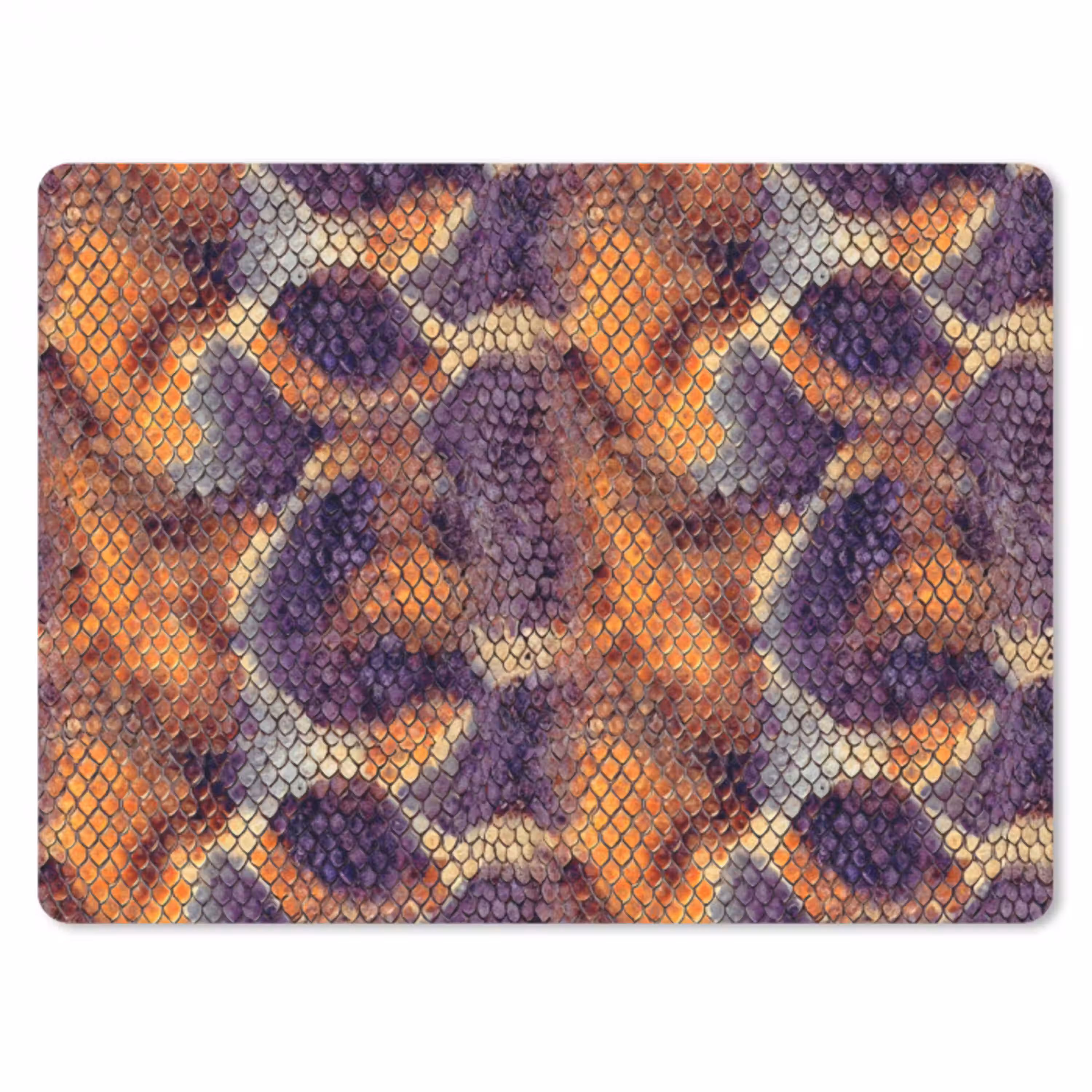 Slang - Schubben - Kleurrijk muismat rubber klein 262 -3d