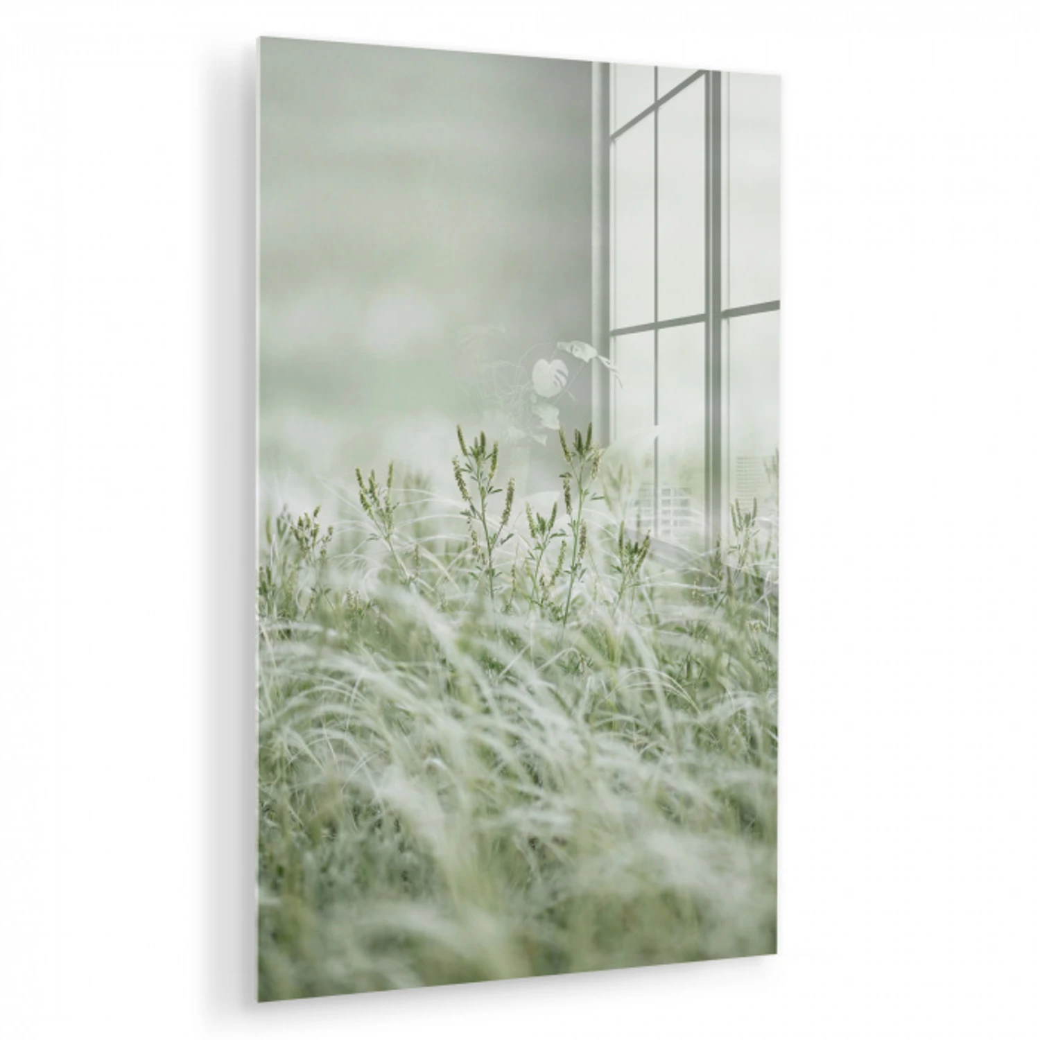 Grassen - Minimalistisch - Groen plexiglas 5mm klein -zzzproduct_nieuw