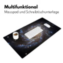 Kosmos - Sterrenstelsel - Donker Muismat XXL klein -ysfeer4_duits