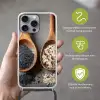 Houten - Lepels - Rijst - Zaden Hoesje iPhone 16 Pro Max met koord klein -sfeer2_NL