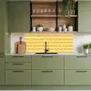 Patroon - Motief - Geel keuken achterwand 2 middel 871 -sfeer3