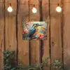 IJsvogel - Bloesem - Natuur - Vogels - Bloemen tuinposter los doek klein -sfeer1