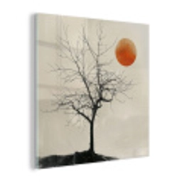 Boom - Zon - Modern - Landschap plexiglas 5mm klein -z3d