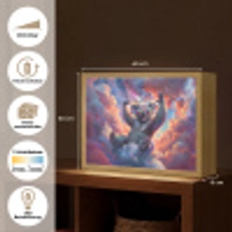 Koala - Dier - Zonnebril - Wolken Light Box met batterij (Wandlamp) middel -USP_websiteoverzichtDE